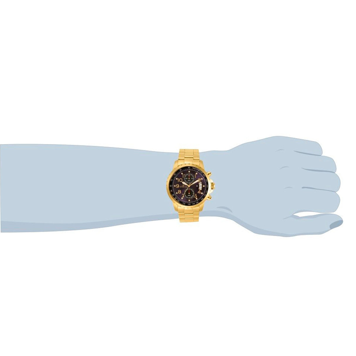 RELOJ ANALOGICO HOMBRE 13785 INVICTA DORADO CLASICO 1030260 INVICTA