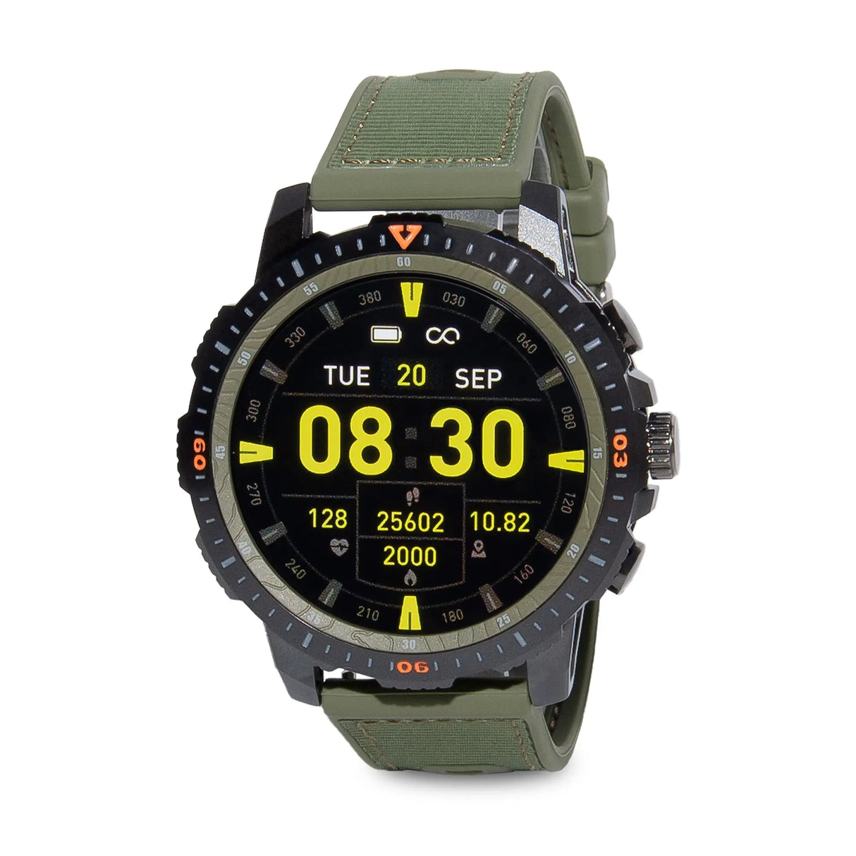 SMARTWATCH RELOJ INTELIGENTE  VERDE SMARTTIME HOMBRE SR08 SMART TIME - SUNTIMESTORE.COM