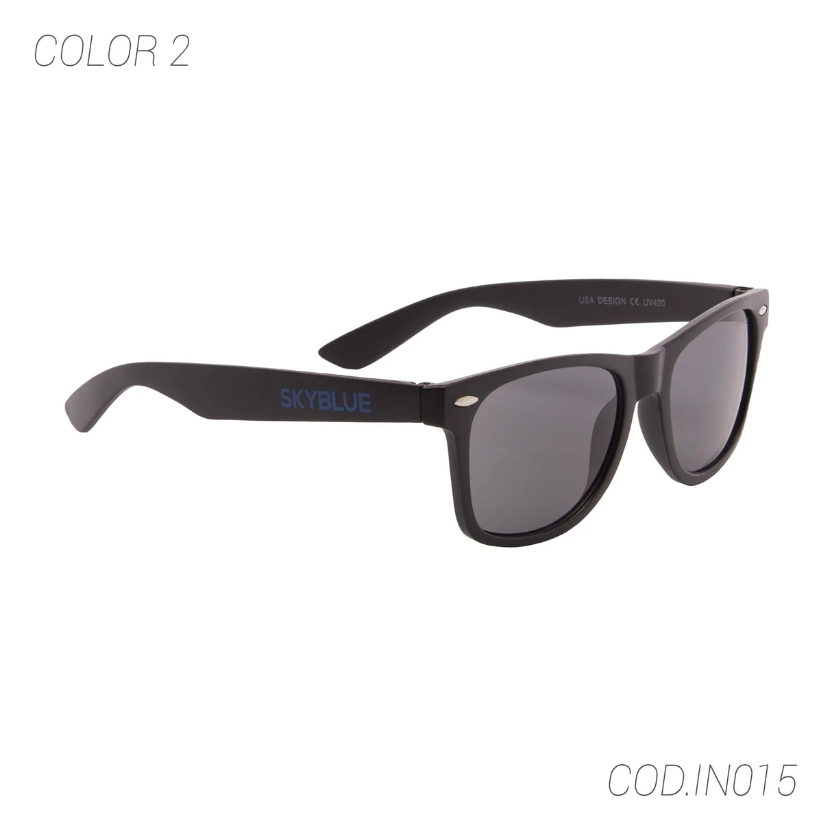 LENTES DE SOL UV400 UNISEX IN015 SKY BLUE SKYBLUE