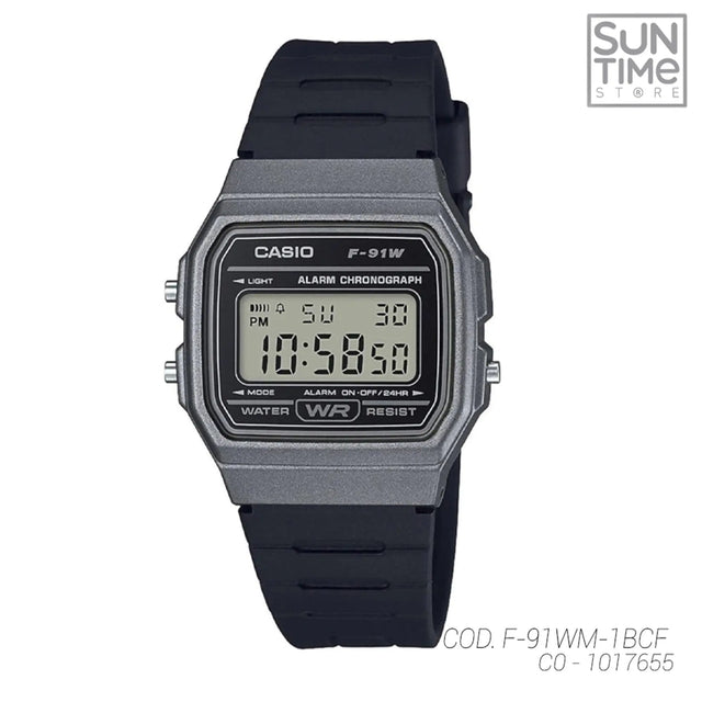 RELOJ ACUATICO HOMBRE F-91WM-1BCF CASIO SPORT 1017655 CASIO
