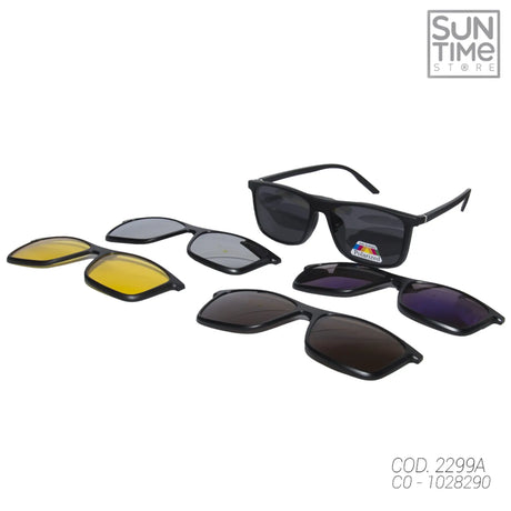 LENTES DE SOL DESCANSO UNISEX 5CAMBIOS 2299A SUNTIME - 1028290 SUNTIME