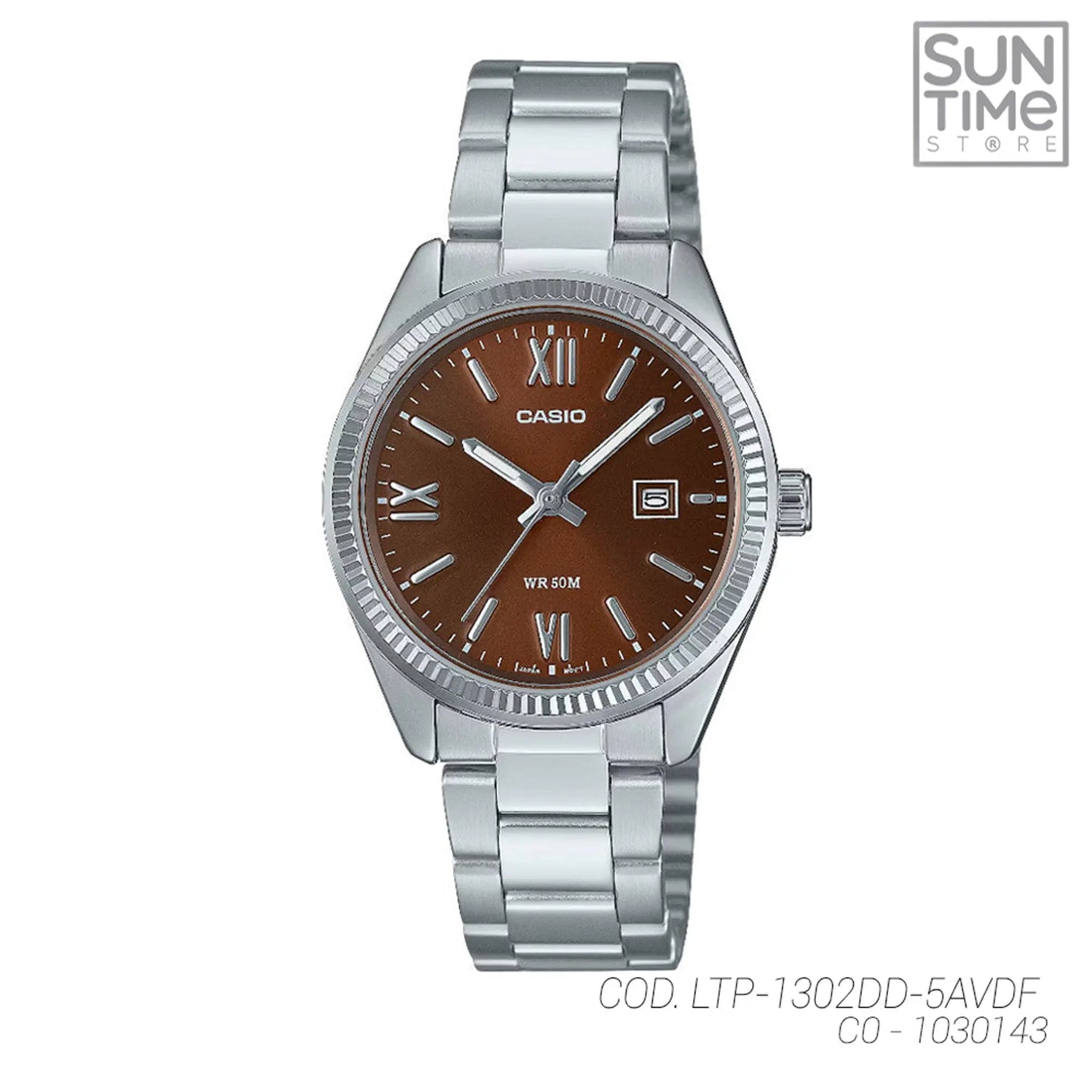 RELOJ ANALOGICO MUJER LTP-1302DD-5AVDF CASIO PLATEADO CLASICO 1030143 CASIO
