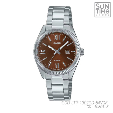 RELOJ ANALOGICO MUJER LTP-1302DD-5AVDF CASIO PLATEADO CLASICO 1030143 CASIO