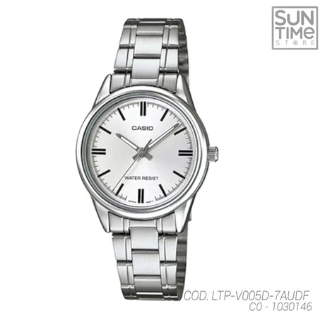 RELOJ ANALOGICO MUJER LTP-V005D-7AUDF CASIO PLATEADO CLASICO 1030146 CASIO