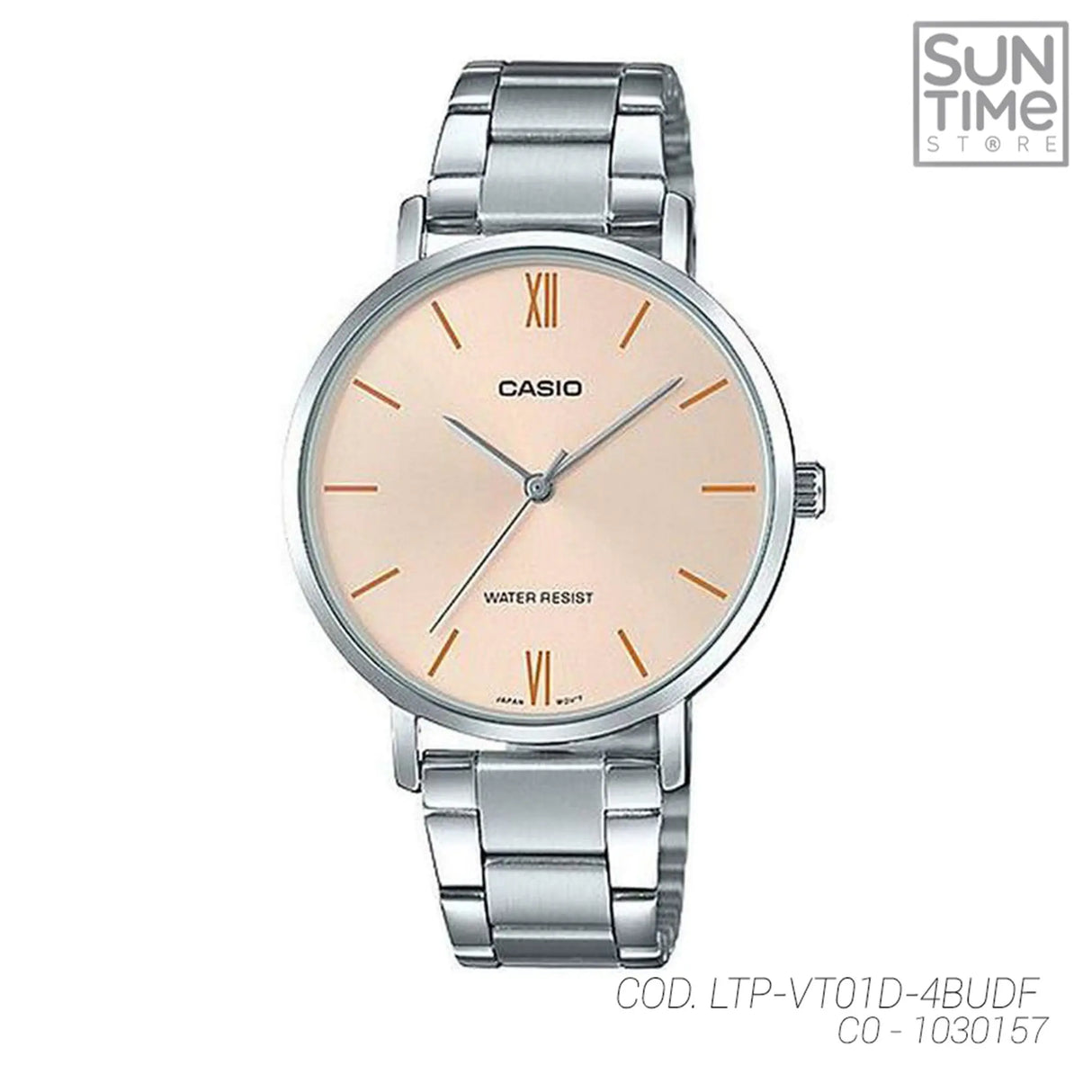 RELOJ ANALOGICO MUJER LTP-VT01D-4BUDF CASIO PLATEADO CLASICO 1030157 CASIO