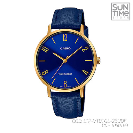 RELOJ ANALOGICO MUJER LTP-VT01GL-2BUDF CASIO AZUL CASUAL 1030159 CASIO