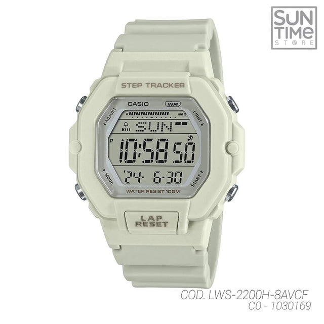 RELOJ DIGITAL MUJER LWS-2200H-8AVCF CASIO BLANCO SPORT 1030169 CASIO
