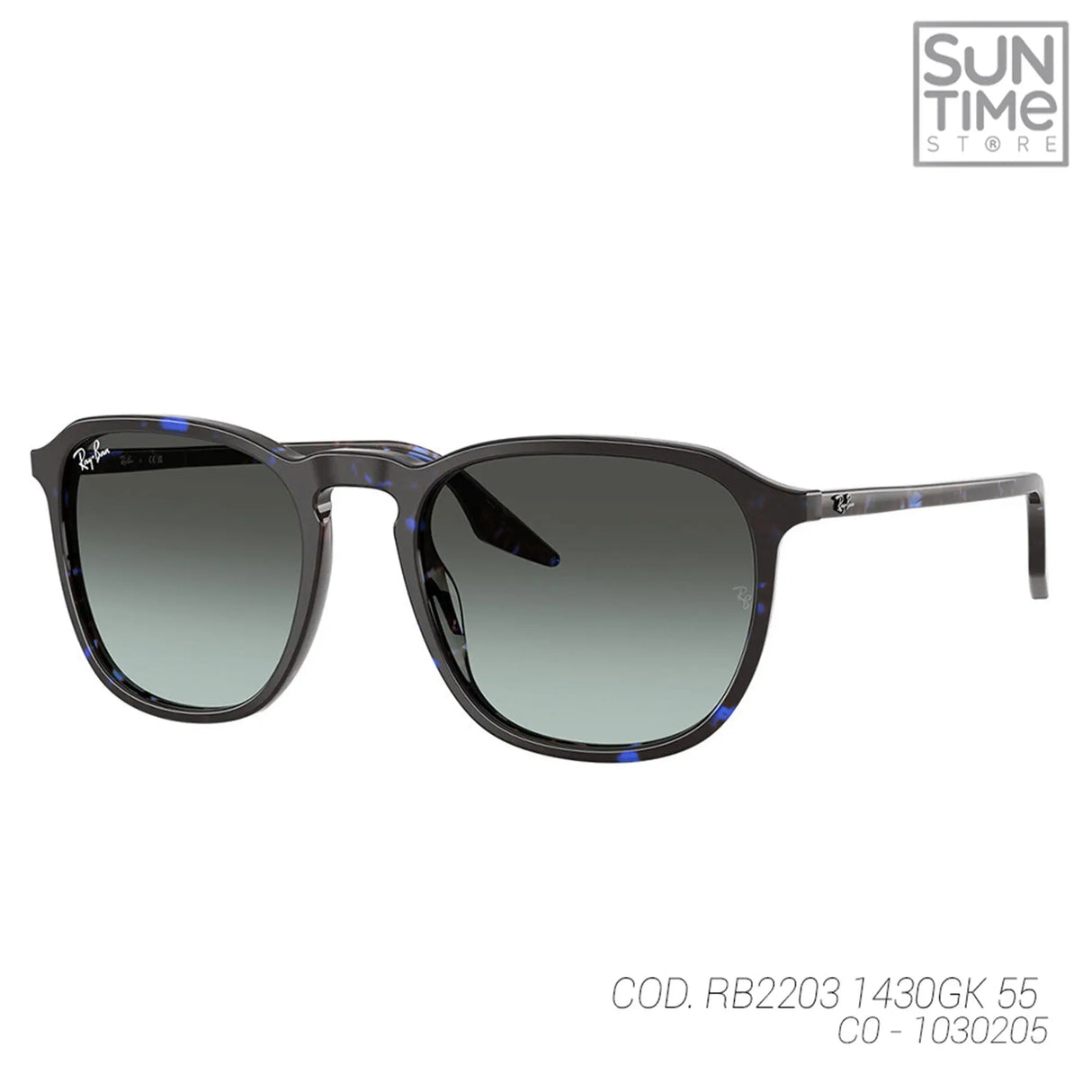 LENTES DE SOL UV400 UNISEX RB2203 1430GK 55 RAY BAN NEGRO CASUAL 1030205 RAY-BAN