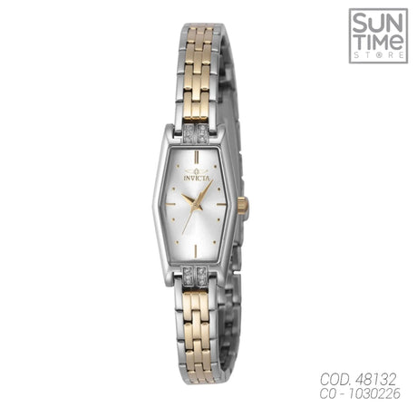 RELOJ ANALOGICO MUJER 48132 INVICTA PLATEADO CLASICO 1030226 INVICTA