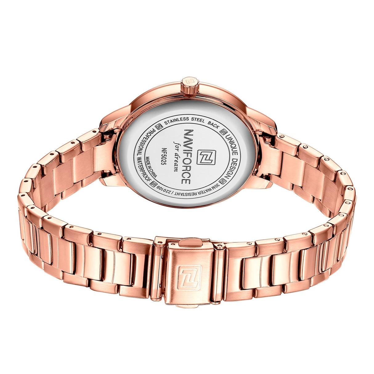 RELOJ ANALOGICO MUJER NF5025 NEGRO NAVIFORCE NAVIFORCE