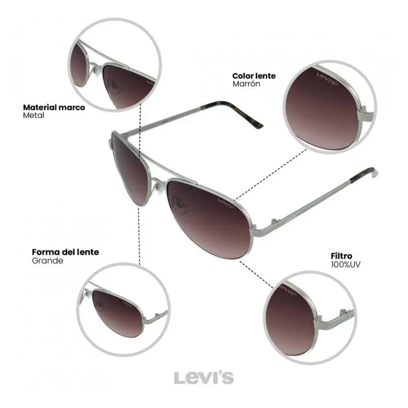 LENTES DE SOL UV400 MUJER X13049 LEVIS LEVI'S
