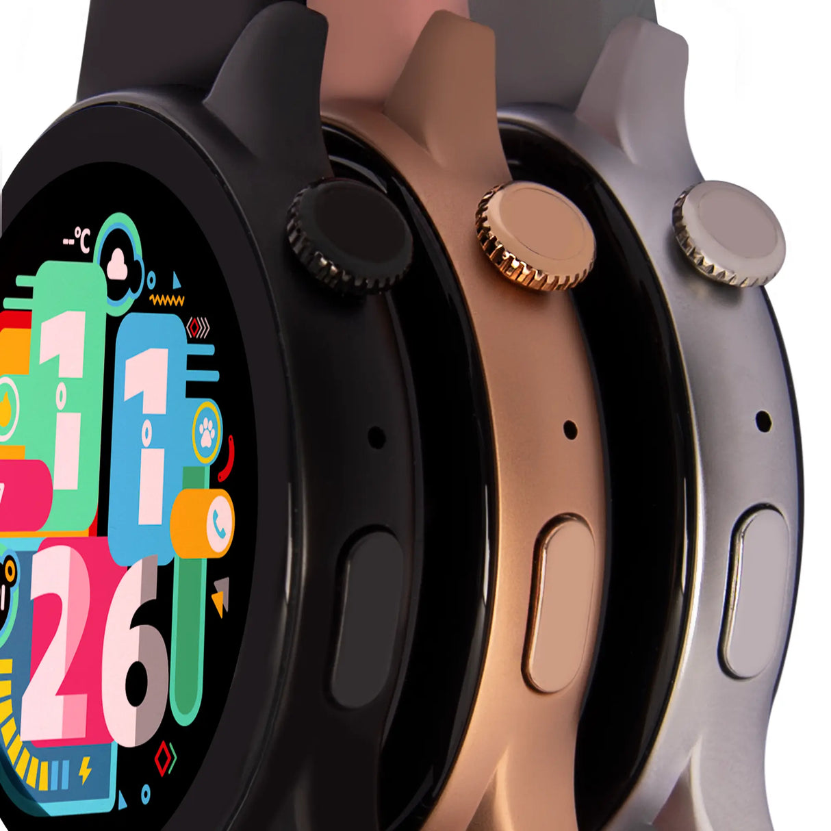 SMARTWATCH RELOJ INTELIGENTE ROSADO SMARTTIME MUJER SR03 SUNTIME SMARTTIME