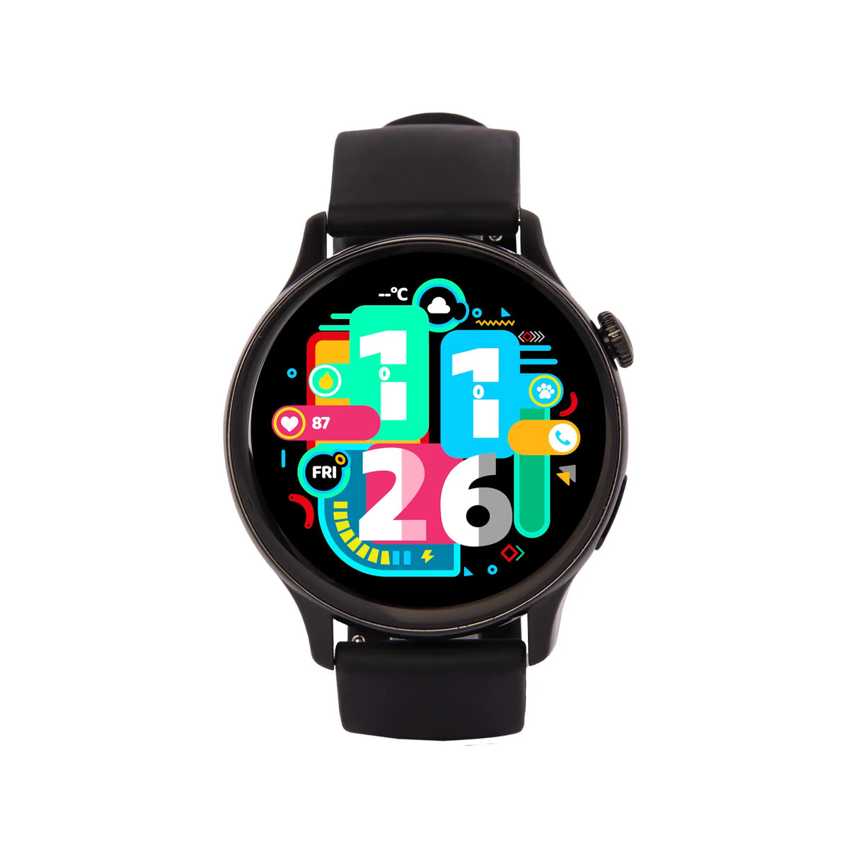SMARTWATCH RELOJ INTELIGENTE NEGRO SMARTTIME MUJER SR03 SUNTIME SMARTTIME