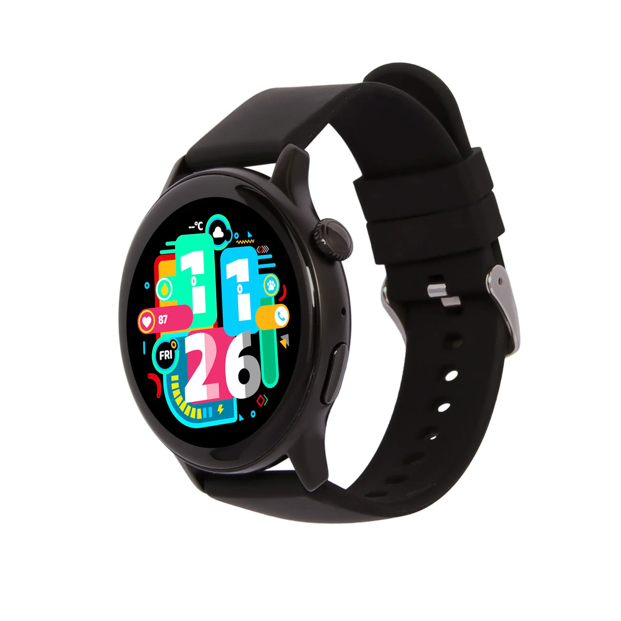 SMARTWATCH RELOJ INTELIGENTE NEGRO SMARTTIME MUJER SR03 SUNTIME SMARTTIME