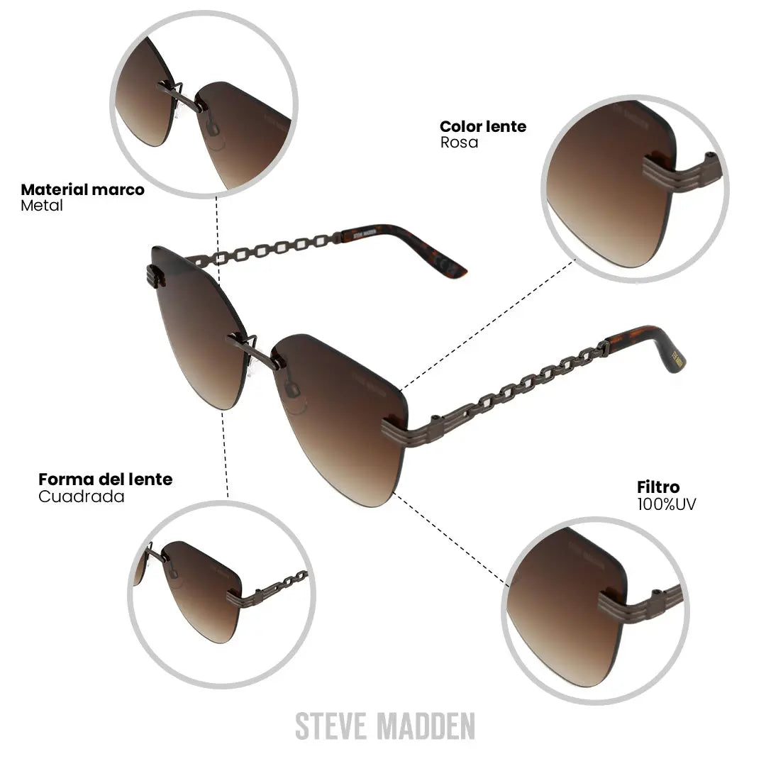 LENTES DE SOL UV400 MUJER X17012 STEVE MADDEN STEVE MADDEN