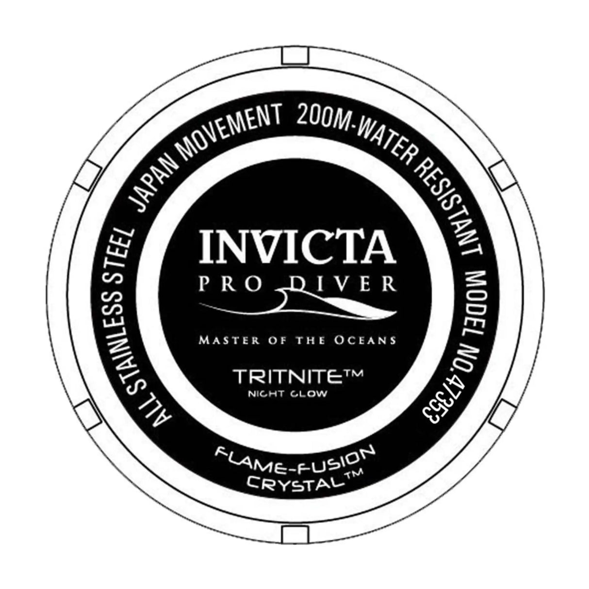 RELOJ ANALOGICO HOMBRE 47353 INVICTA INVICTA