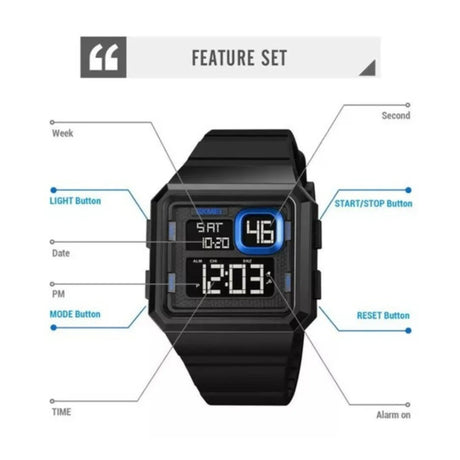 RELOJ DIGITAL HOMBRE 1877 SKMEI - 1027385 SKMEI