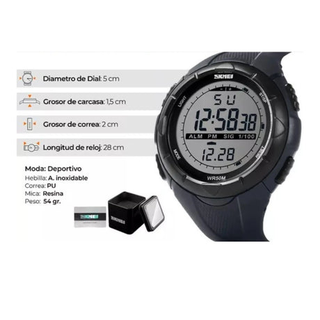 RELOJ DIGITAL HOMBRE 1025 SKMEI - 1027390 SKMEI