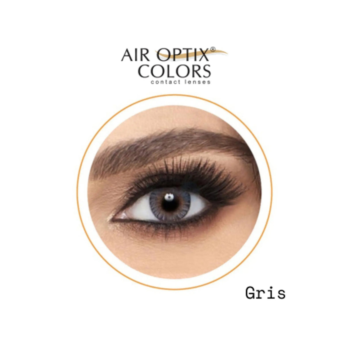 LENTE DE CONTACTO LCAO04 CON ALTA TRANSMISIBILIDAD DE OXÍGENO AIR OPTIX™ COLORS GRAY AIR OPTIX
