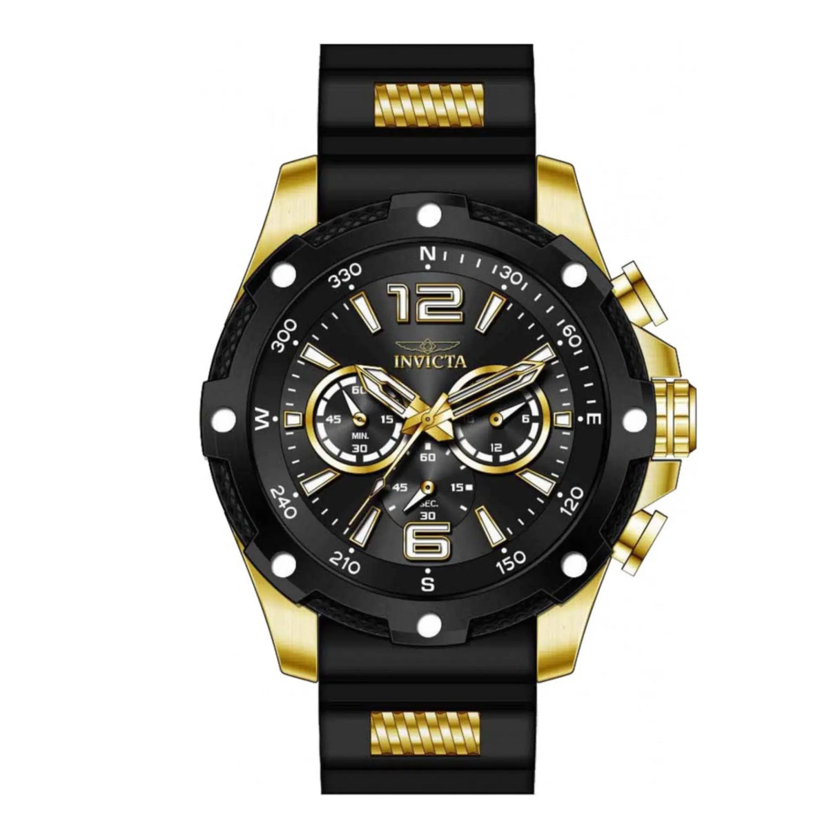 RELOJ ANALOGICO HOMBRE 30769 INVICTA I-FORCE AXIS MEN'S WATCH - 50MM, GOLD, BLACK INVICTA