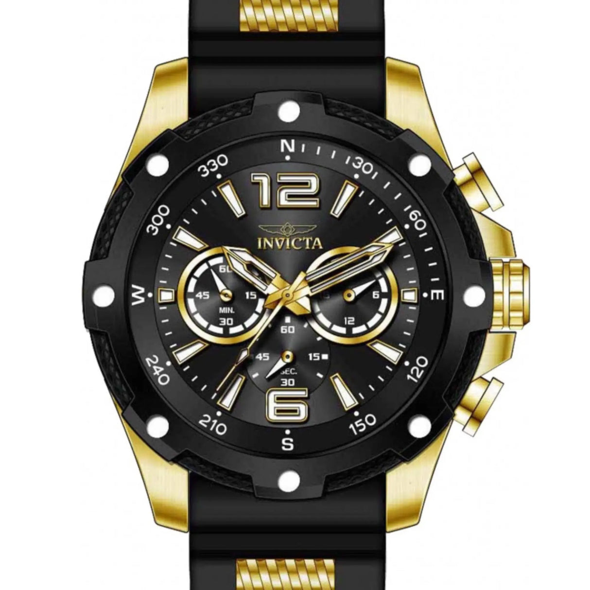 RELOJ ANALOGICO HOMBRE 30769 INVICTA I-FORCE AXIS MEN'S WATCH - 50MM, GOLD, BLACK INVICTA