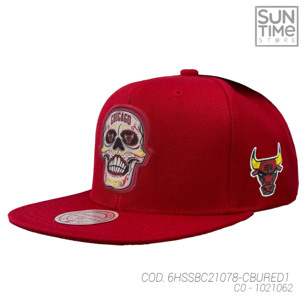 GORRA MITCHELL & NESS NBA-CHICAGO BULLS 6HSSBC21078-CBURED1 URBANO 1021062 MITCHELL AND NESS