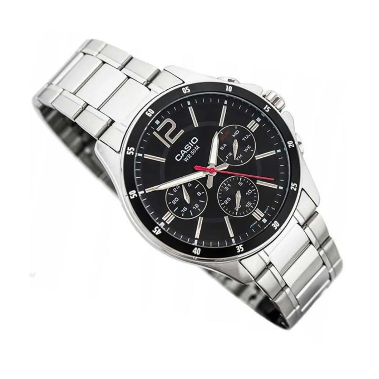 RELOJ ANALOGICO HOMBRE MTP-1374D-1AVDF CASIO PLATEADO CLASICO 1030648 CASIO