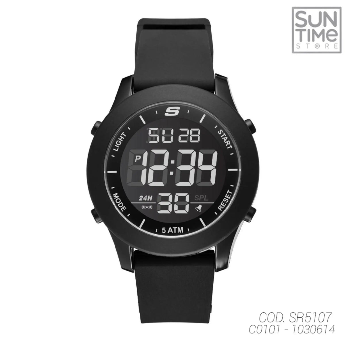 RELOJ DIGITAL HOMBRE SR5107 SKECHERS NEGRO SPORT 1030614 SKECHERS