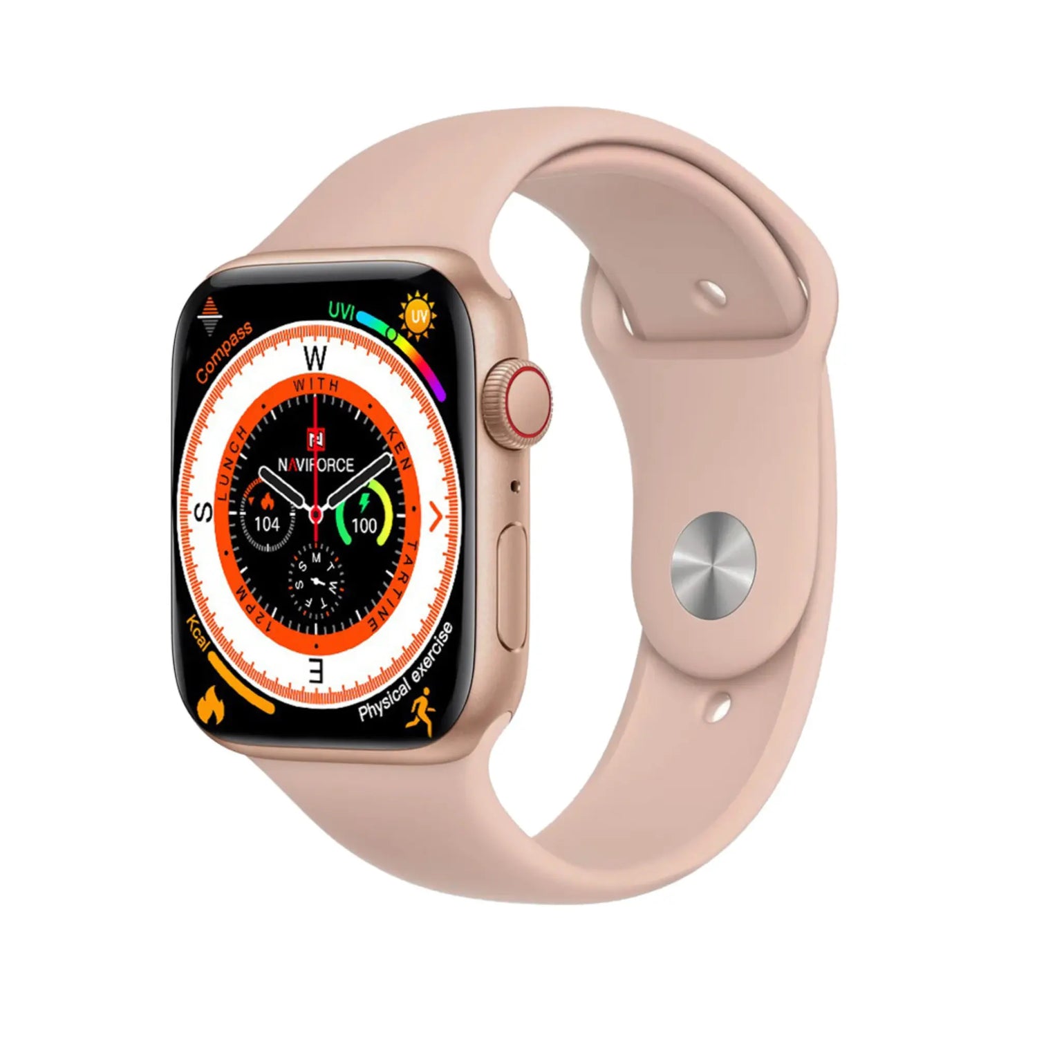 SMARTWATCH HOMBRE NT14 NAVIFORCE DORADO 1030965 - SUNTIMESTORE.COM