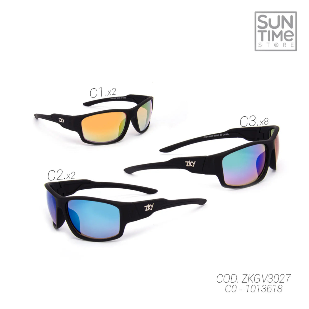 LENTES DE SOL UV400 UNISEX ZKGV3027 ZKY ZKY