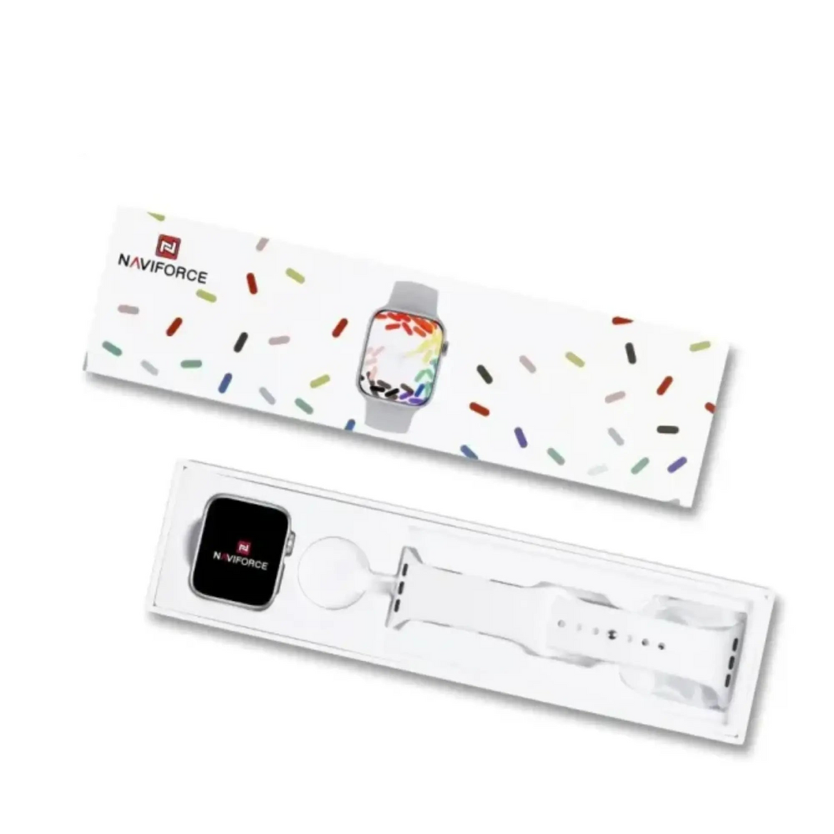 SMARTWATCH HOMBRE NT15 NAVIFORCE PLATEADO 1030967 - SUNTIMESTORE.COM