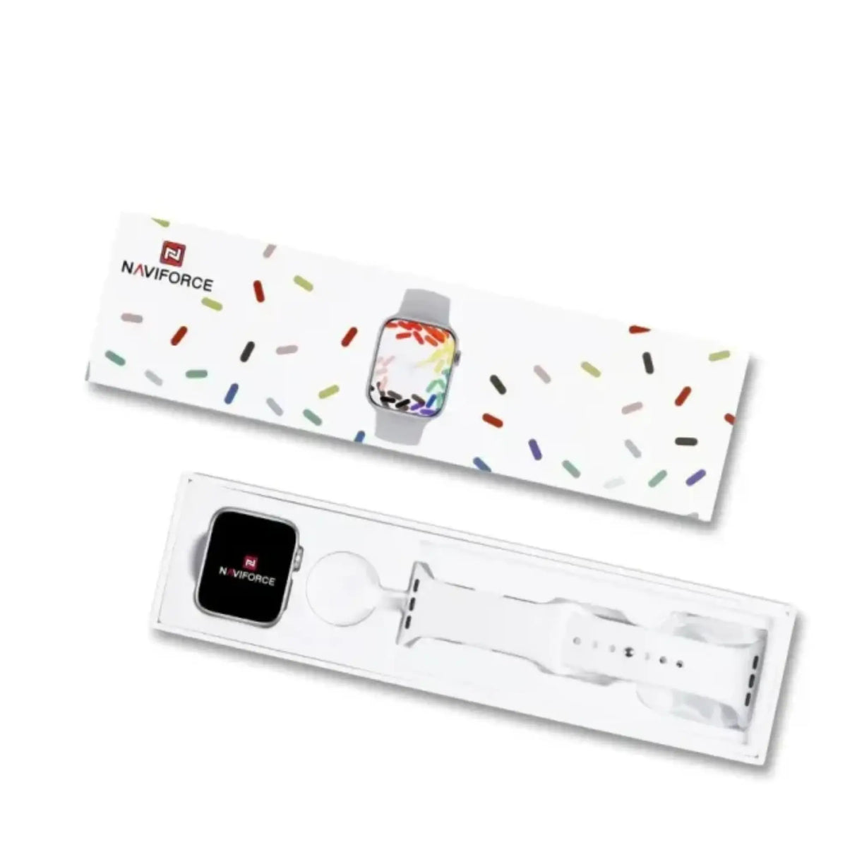 SMARTWATCH HOMBRE NT14 NAVIFORCE PLATEADO 1030964 - SUNTIMESTORE.COM