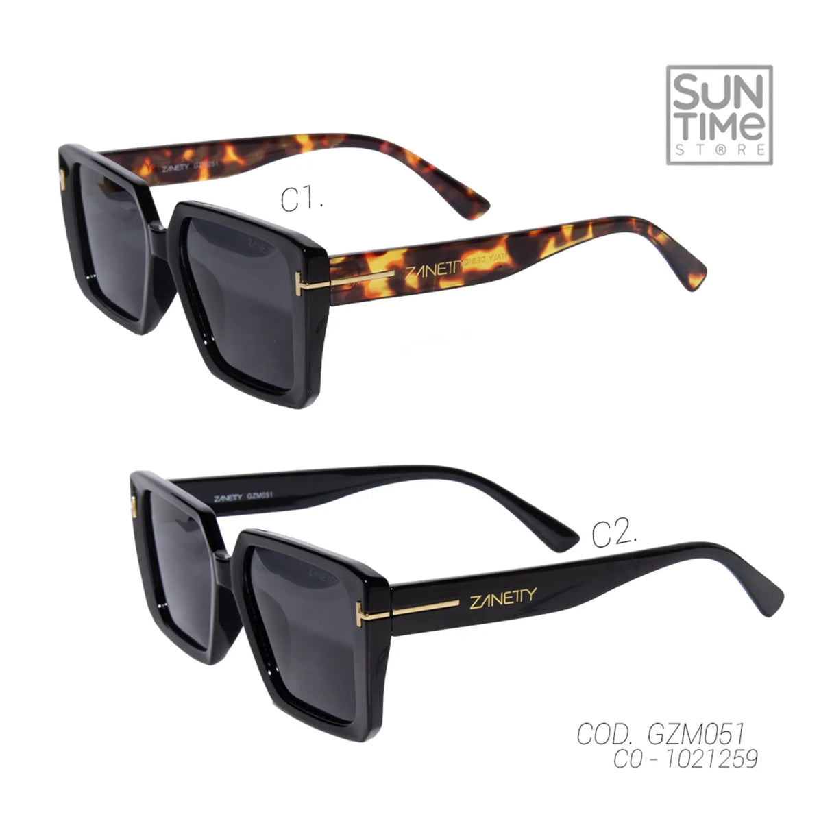 LENTES DE SOL POLARIZADA MUJER GZM051 ZANETTY ZANETTY