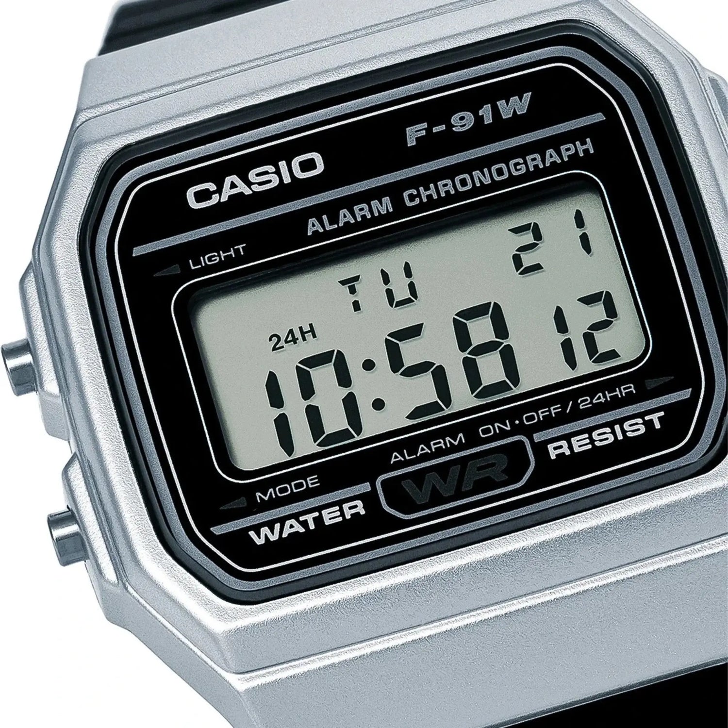 RELOJ DIGITAL HOMBRE F-91WM-7ACF CASIO NEGRO CASUAL CASIO