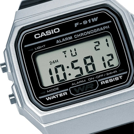 RELOJ DIGITAL HOMBRE F-91WM-7ACF CASIO NEGRO CASUAL CASIO