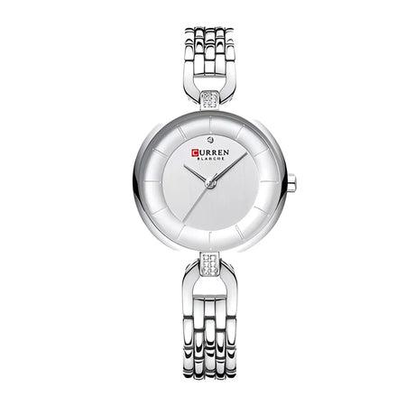 RELOJ ANALOGICO MUJER C9052L CURREN	PLATEADO CLASICO CURREN