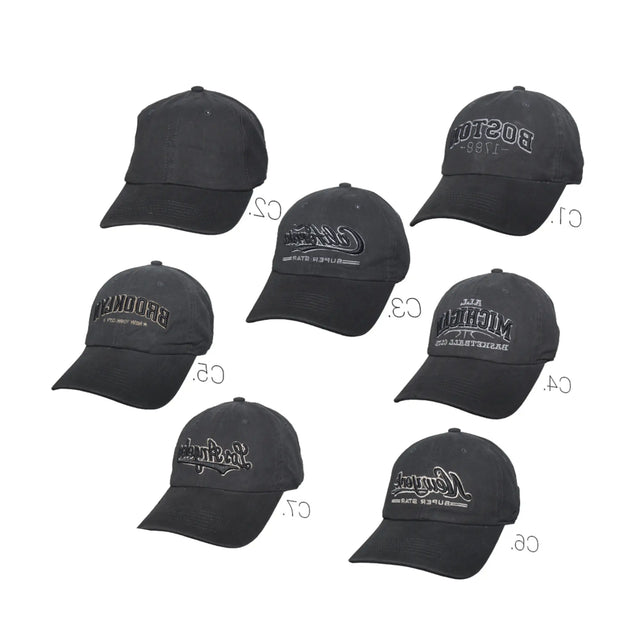 GORRA PRELAVADA UNISEX 3PRS001 SUNTIME NEGRO SPORT 1030051 SUNTIME