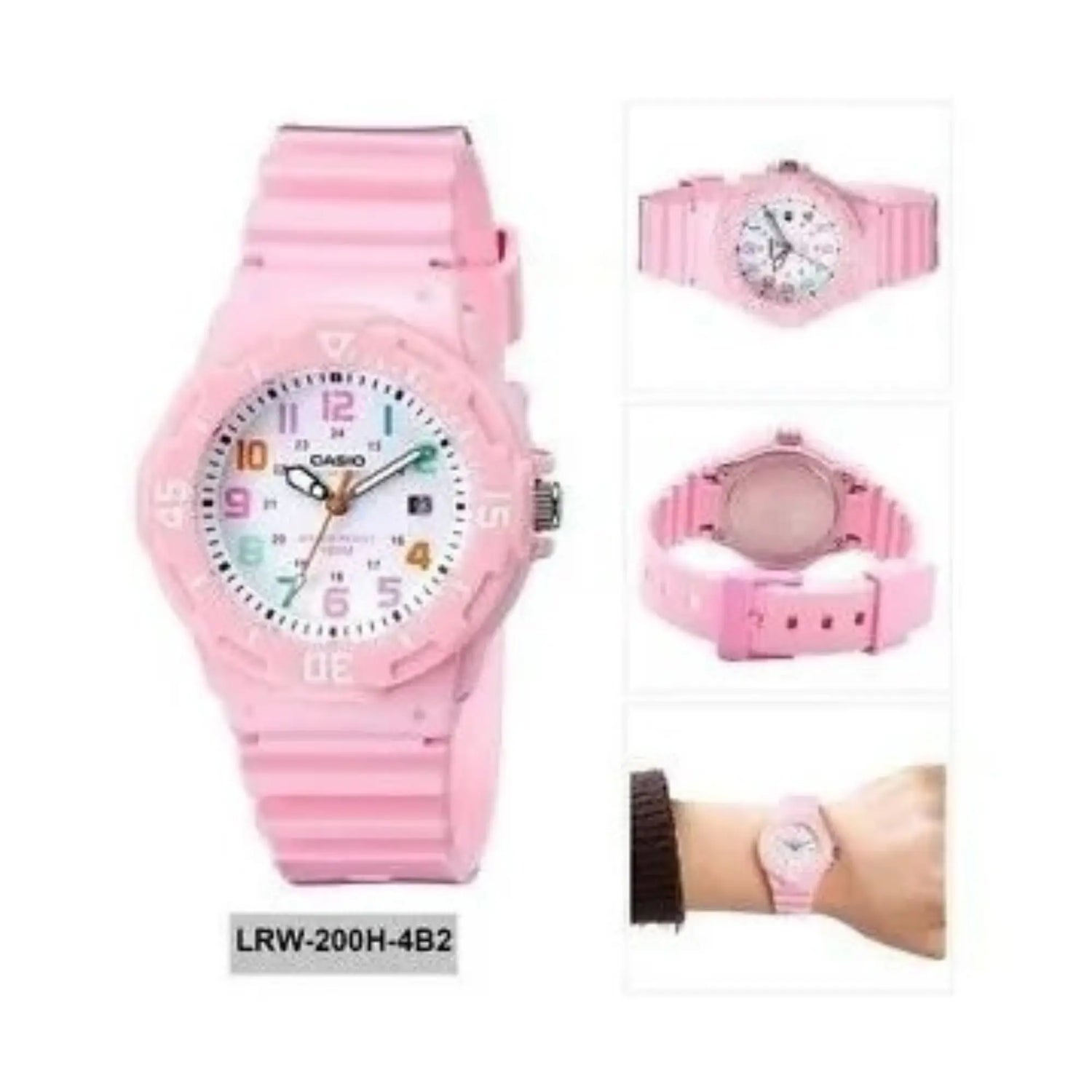 RELOJ ANALOGICO MUJER LRW-200H-4B2VCF CASIO ROSA SPORT 1030136 CASIO