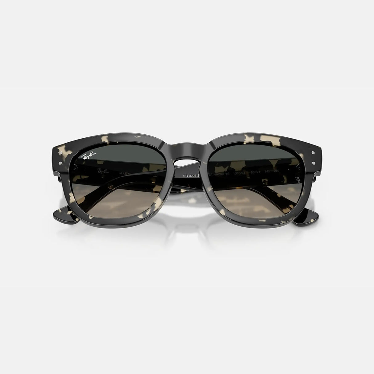 LENTES DE SOL UV400 UNISEX RB0298S 133371 53 RAY BAN MEGA HAWKEYE GRIS CASUAL 1030202 RAY-BAN
