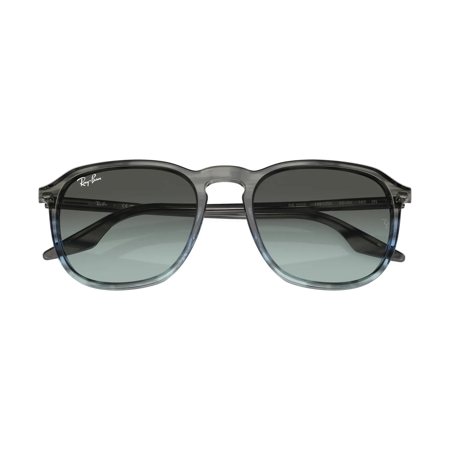 LENTES DE SOL UV400 UNISEX RB2203 1391GK 55 RAY BAN GRIS CASUAL 1030204 RAY-BAN