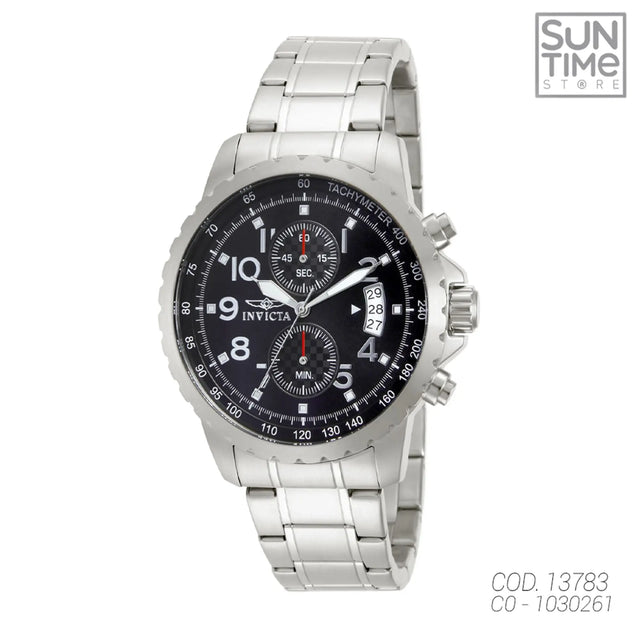 RELOJ ANALOGICO HOMBRE 13783 INVICTA PLATEADO CLASICO 1030261 INVICTA