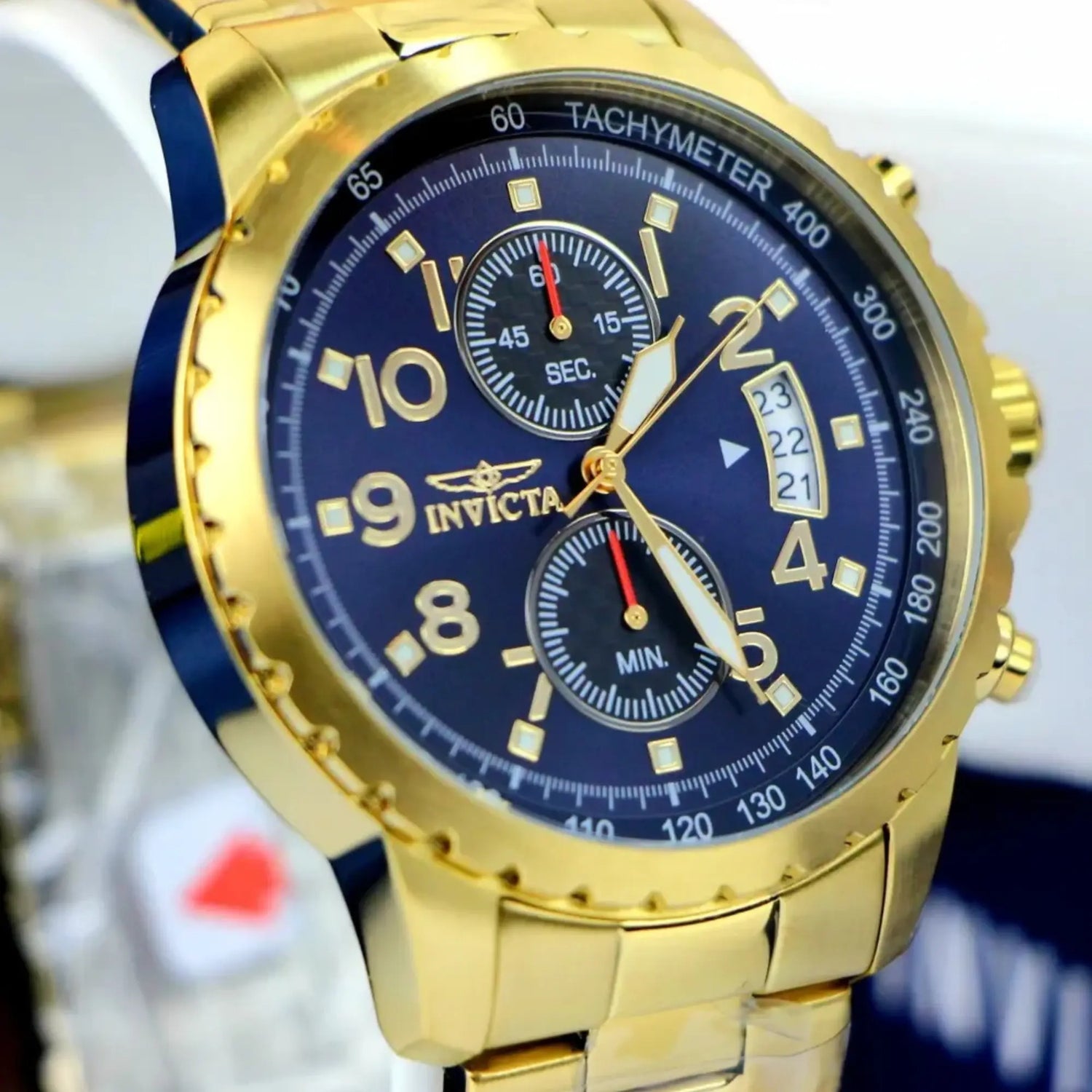 RELOJ ANALOGICO HOMBRE 13785 INVICTA	DORADO CLASICO 1030260 INVICTA