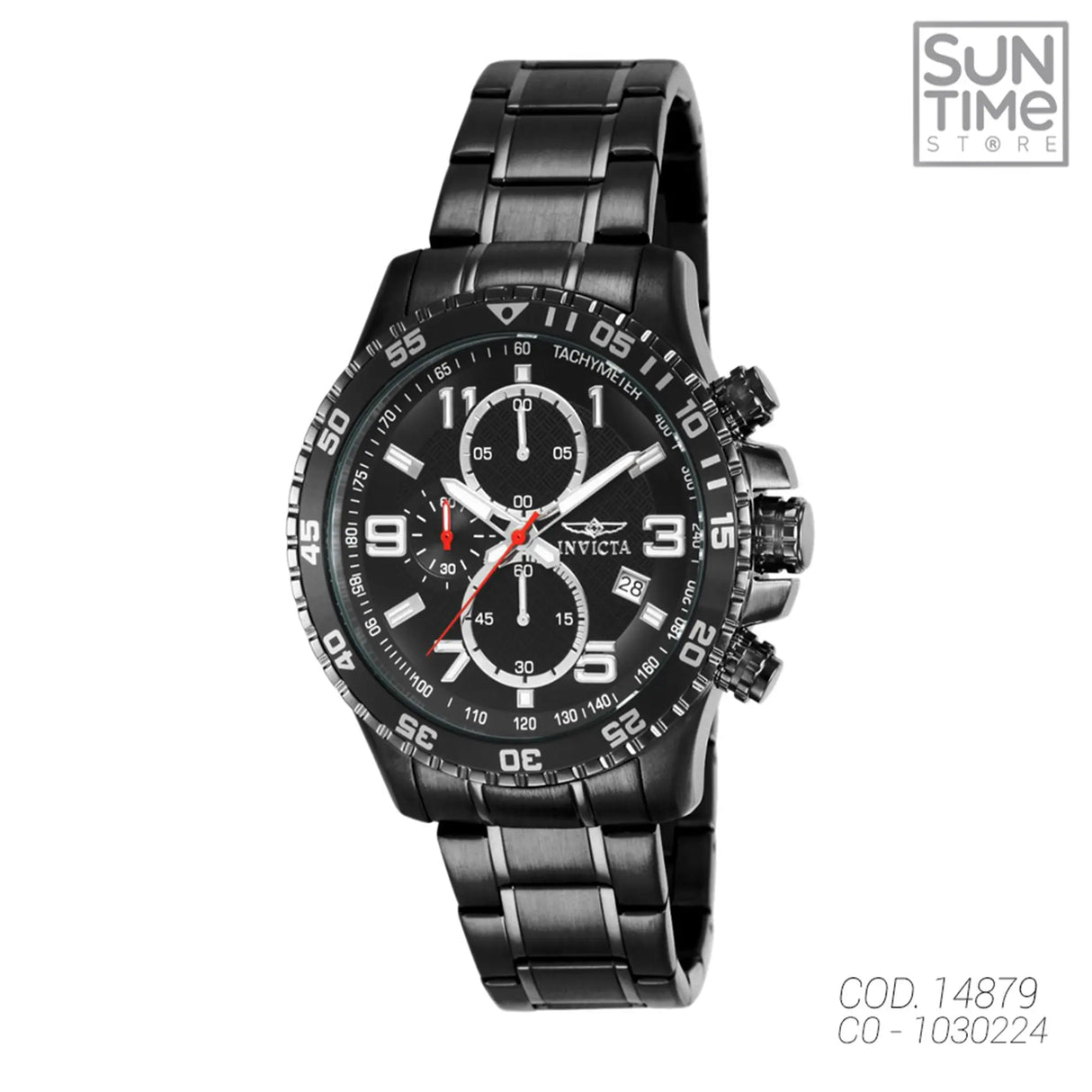 RELOJ ANALOGICO HOMBRE 14879 INVICTA	NEGRO CLASICO 1030224 INVICTA