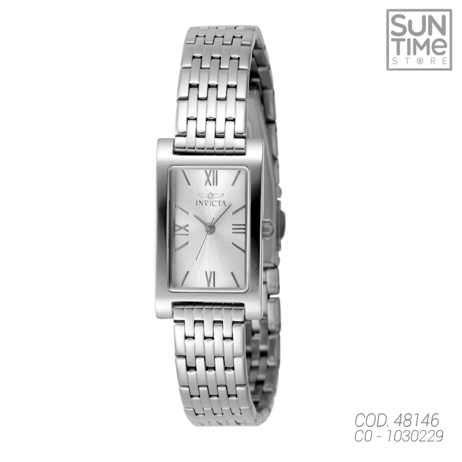 RELOJ ANALOGICO MUJER 48146 INVICTA PLATEADO CLASICO 1030229 INVICTA