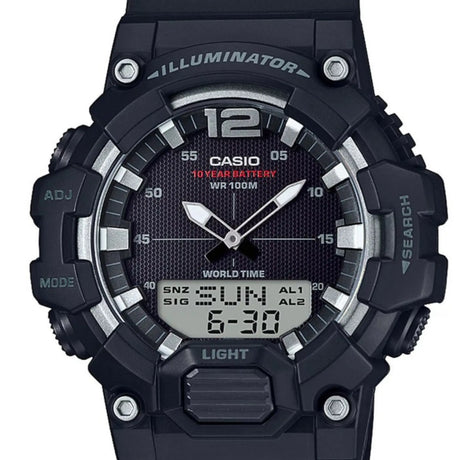 RELOJ ANALOGICO-DIGITAL HOMBRE HDC-700-1AVDF CASIO NEGRO SPORT 1030560 CASIO