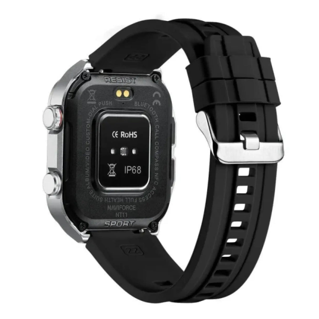 SMARTWATCH HOMBRE NT11 NAVIFORCE PLATEADO 1030954 - SUNTIMESTORE.COM