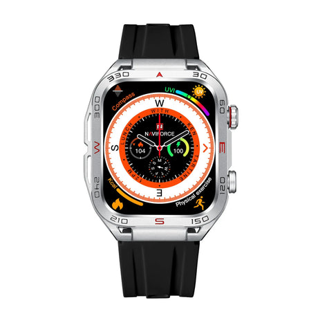 SMARTWATCH HOMBRE NT11 NAVIFORCE PLATEADO 1030954 - SUNTIMESTORE.COM