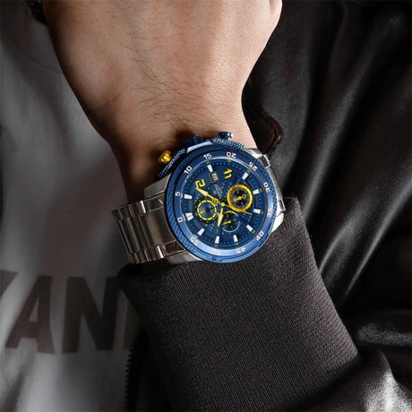 RELOJ ANALOGICO HOMBRE NF8047S NAVIFORCE PLATEADO CLASICO 1030897 NAVIFORCE