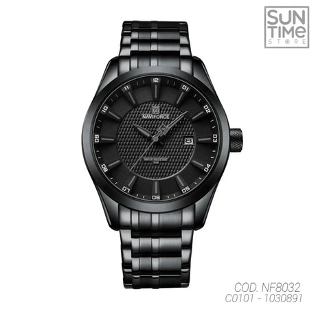 RELOJ ANALOGICO HOMBRE NF8032 NAVIFORCE NEGRO CLASICO 1030891 NAVIFORCE
