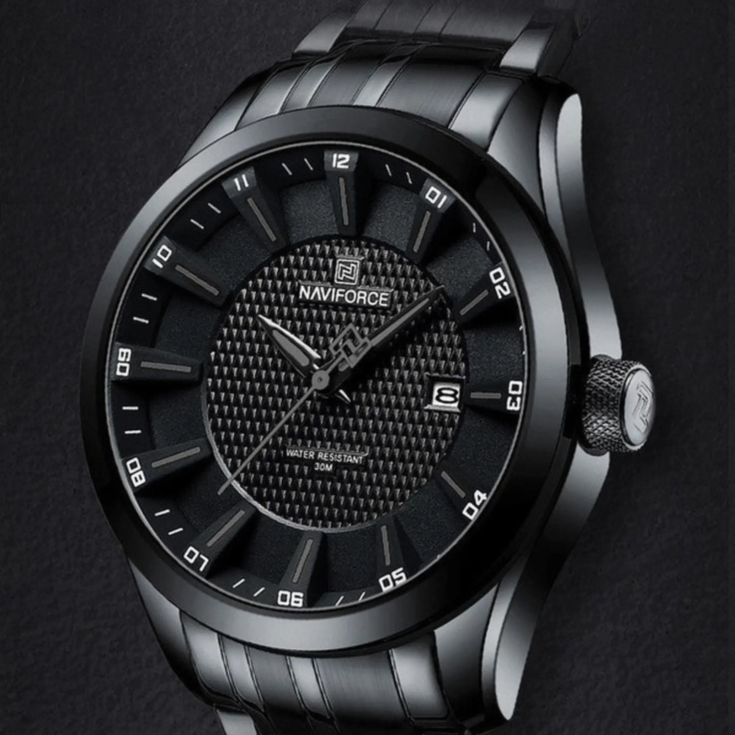 RELOJ ANALOGICO HOMBRE NF8032 NAVIFORCE NEGRO CLASICO 1030891 NAVIFORCE